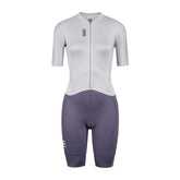 Enterizo De Ciclismo Mujer Hard Lite White